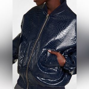 Frankie shop crocodile jacket / coat.